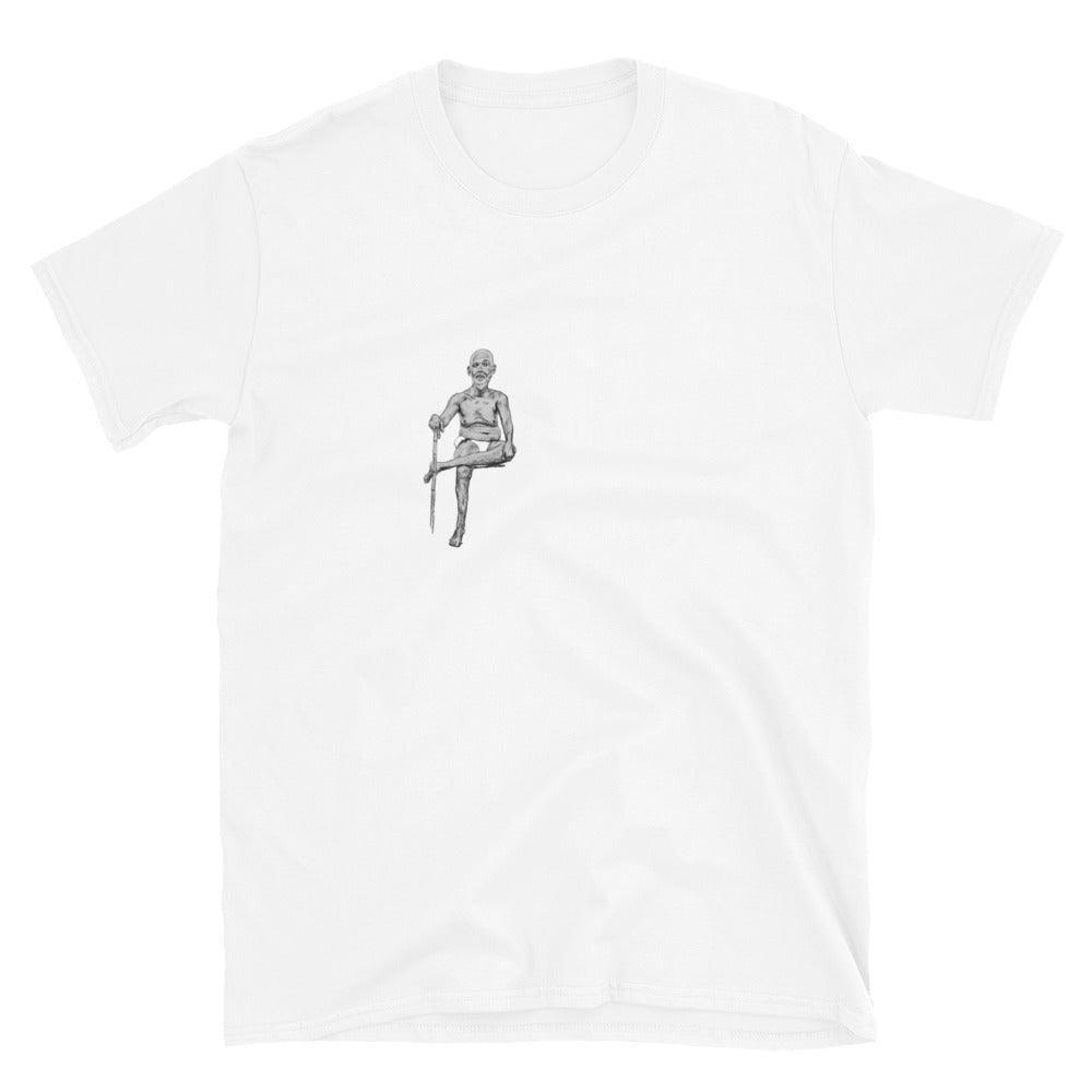 Unisex-T-Shirt Ramana seated in Self