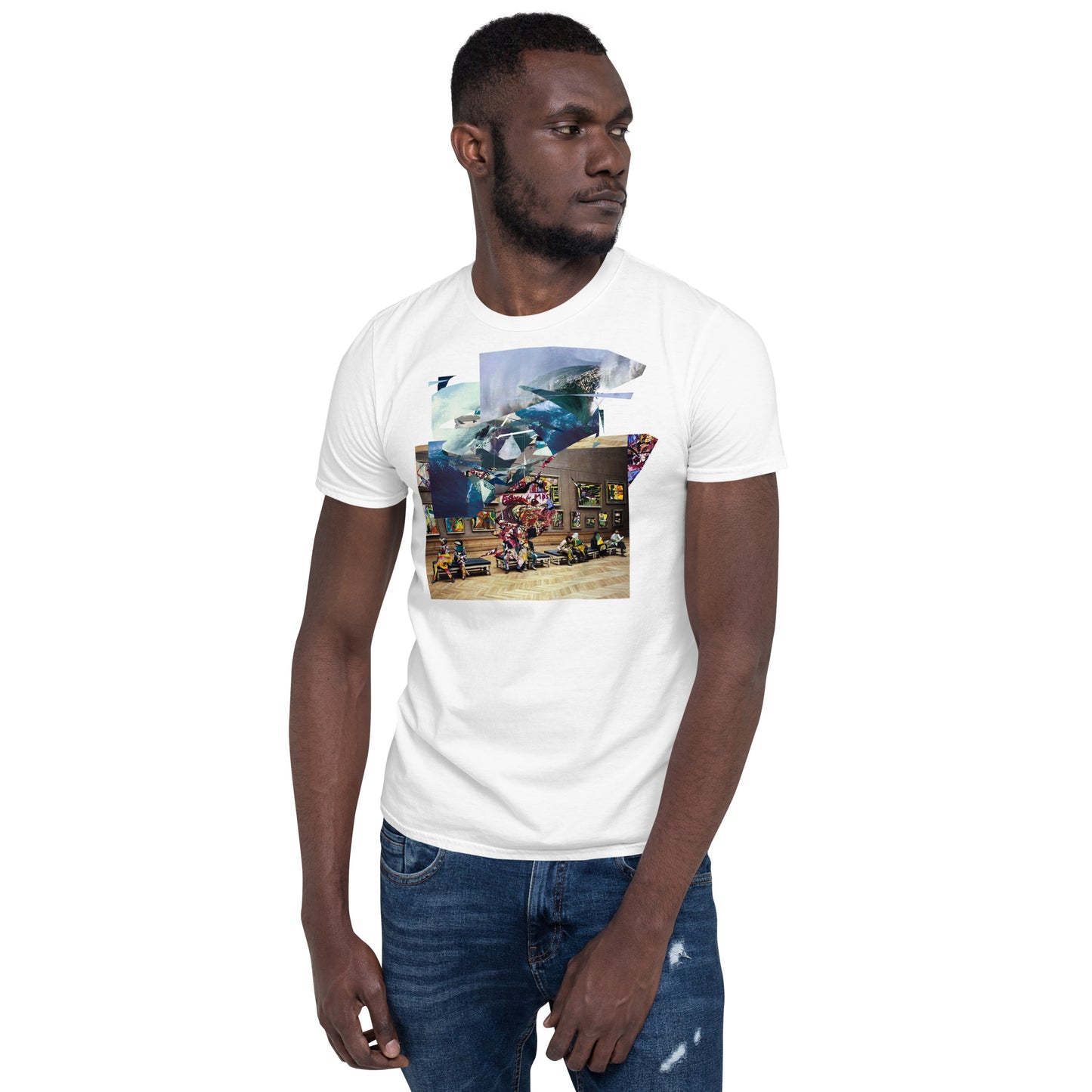 Unisex-T-Shirt Welle über StruthMeese-CutUp