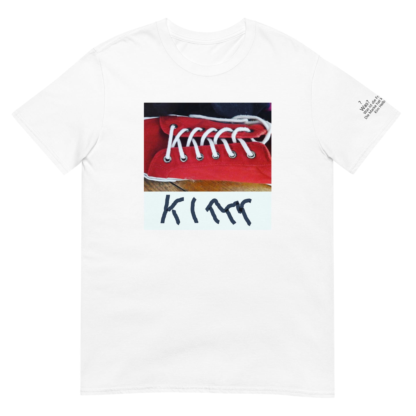Unisex-T-Shirt Kim Schnürsenkel