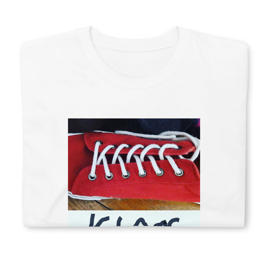 Unisex-T-Shirt Kim Schnürsenkel