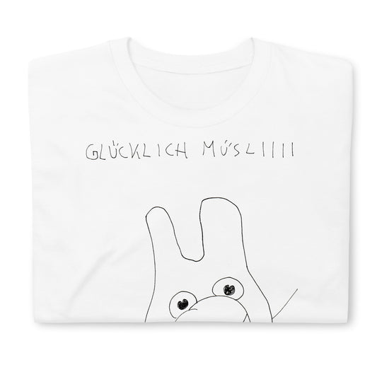 Unisex-T-Shirt glücklich Müsli