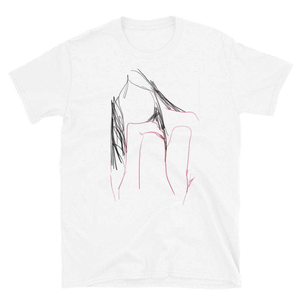Unisex-T-Shirt Traurige