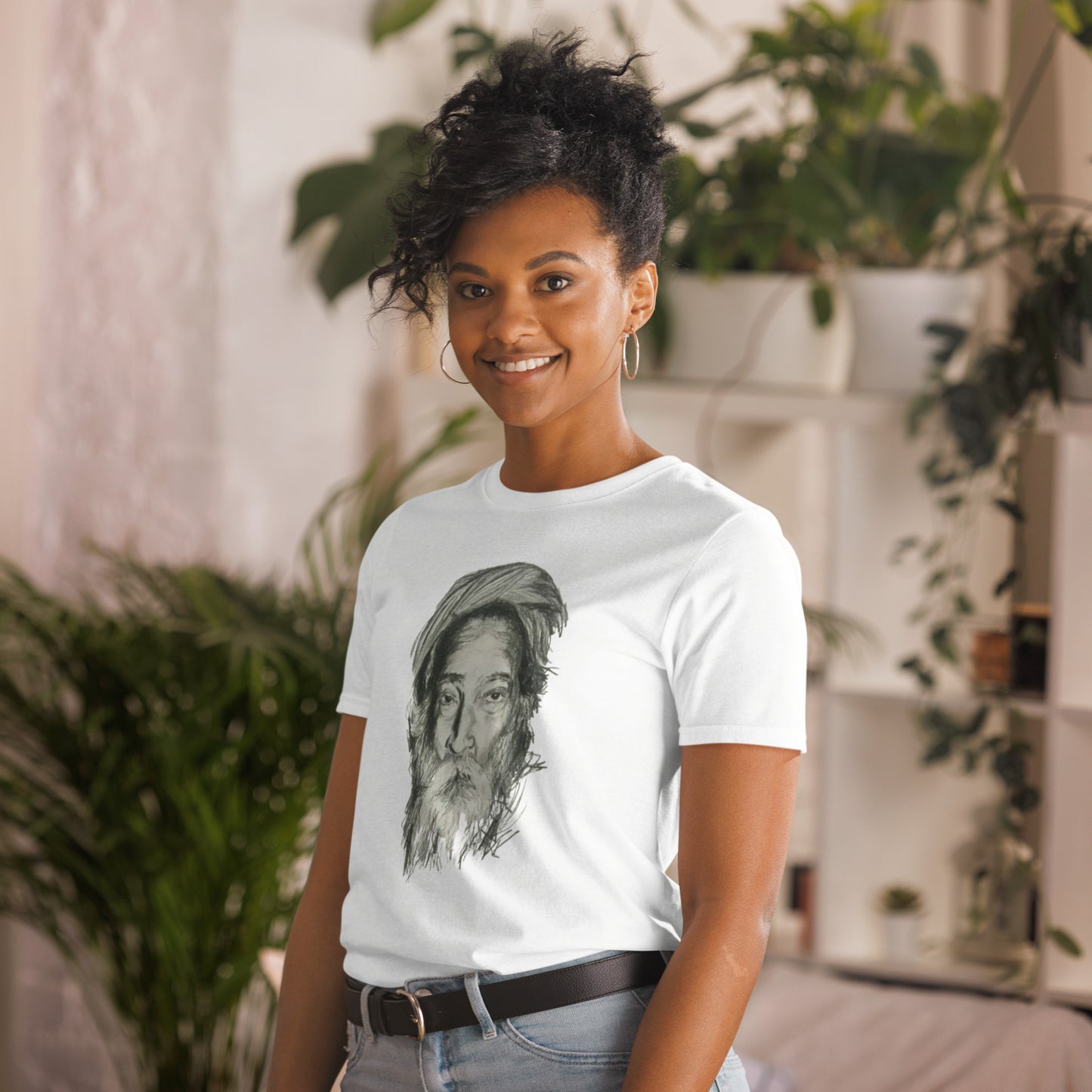 Unisex-T-Shirt Yogi Ramsuratkumar Zeichnung
