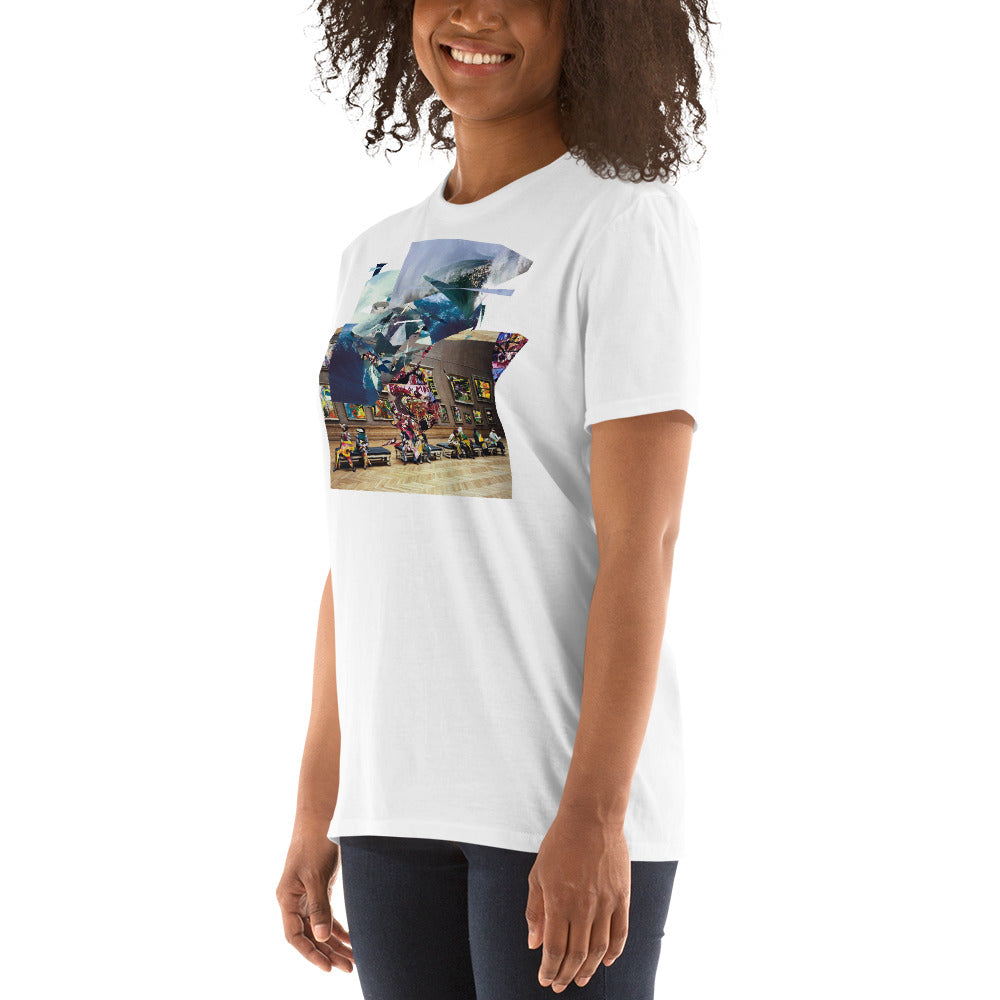 Unisex-T-Shirt Welle über StruthMeese-CutUp