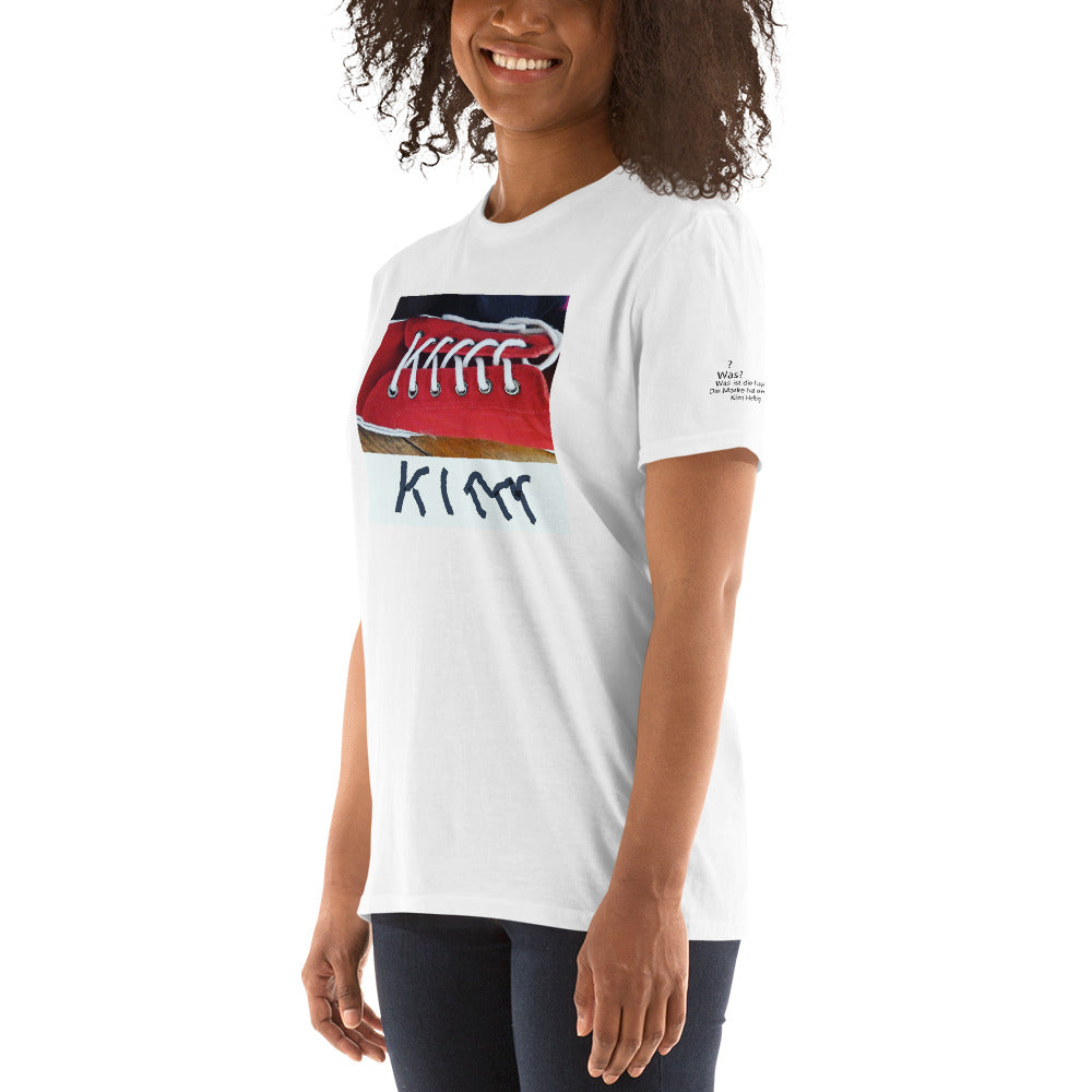 Unisex-T-Shirt Kim Schnürsenkel
