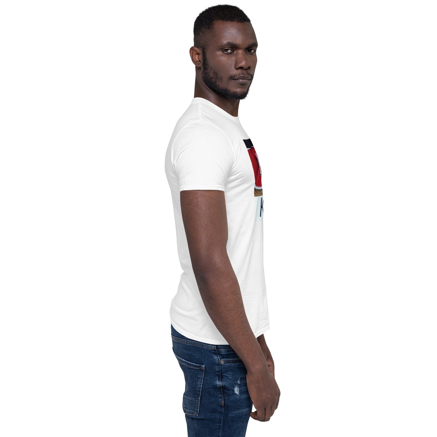 Unisex-T-Shirt Kim Schnürsenkel