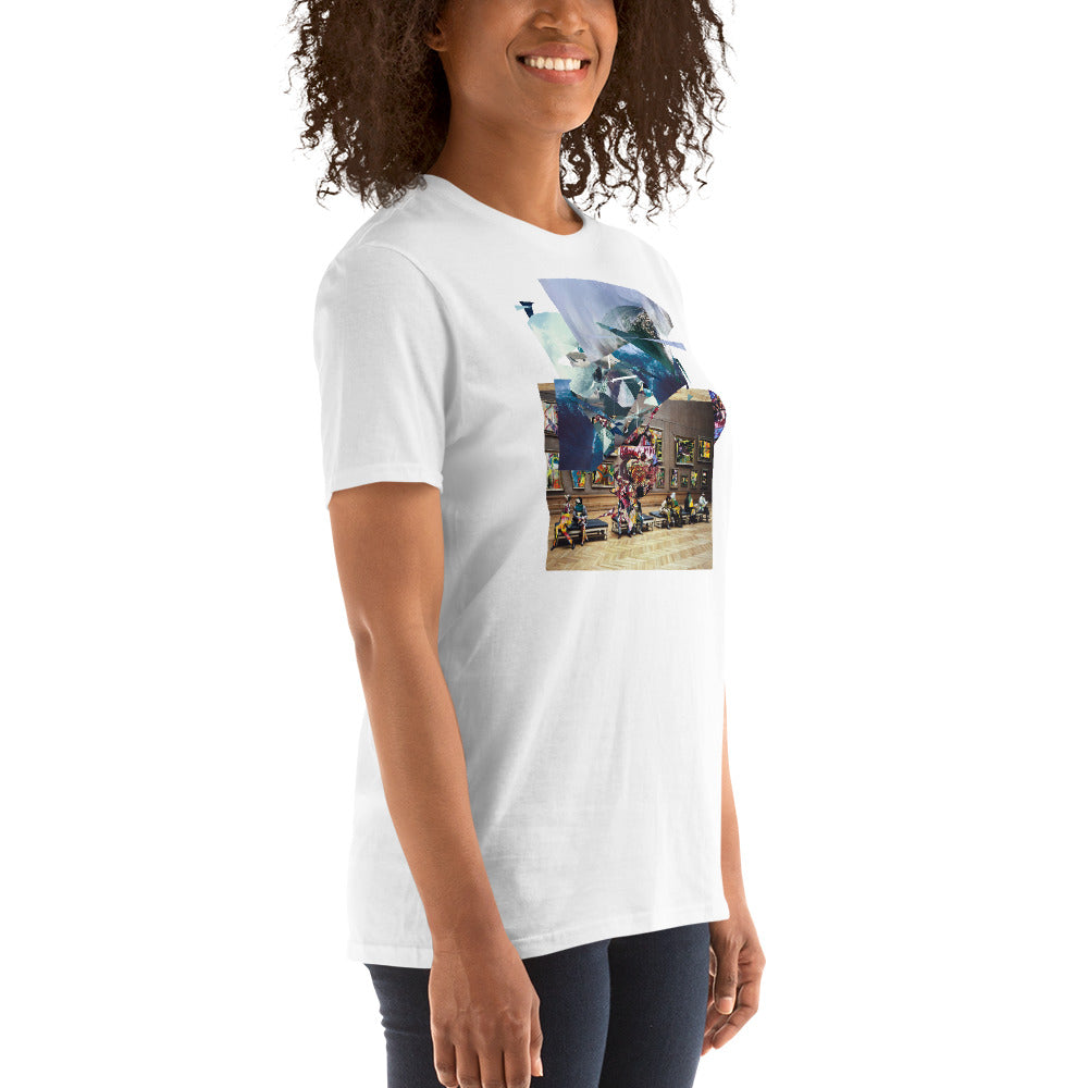 Unisex-T-Shirt Welle über StruthMeese-CutUp