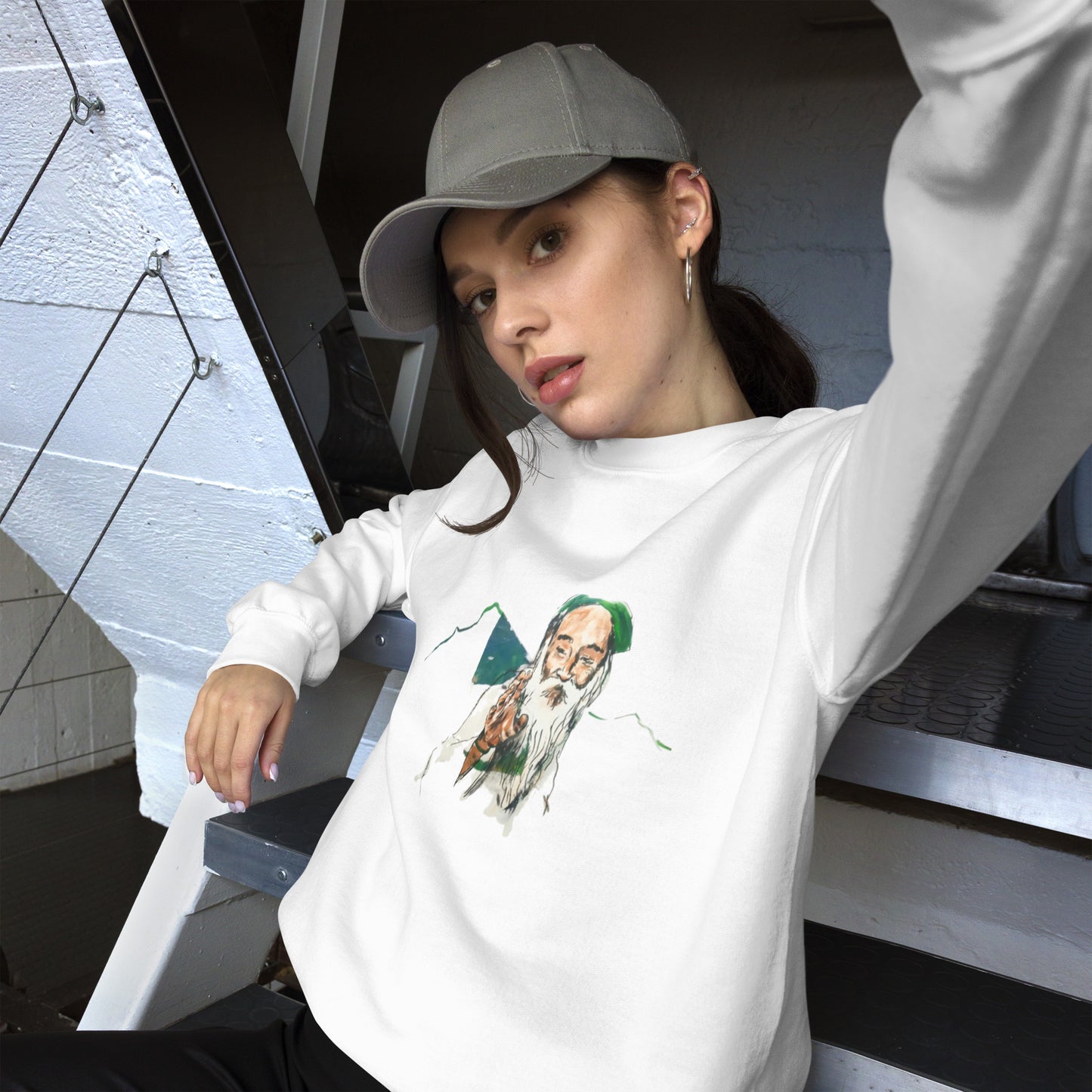 Unisex-Pullover Arunachala Yogi Ram