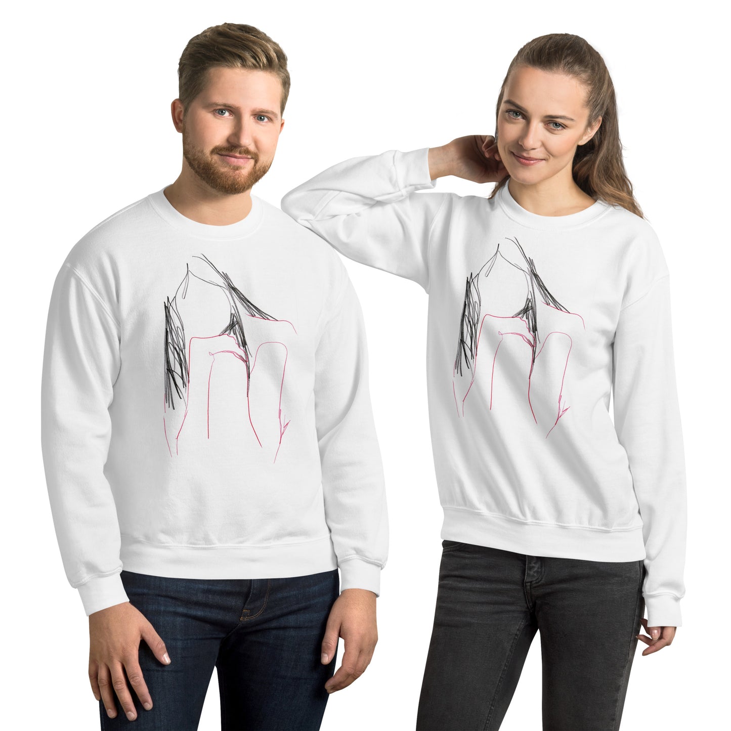 Unisex-Pullover Traurige
