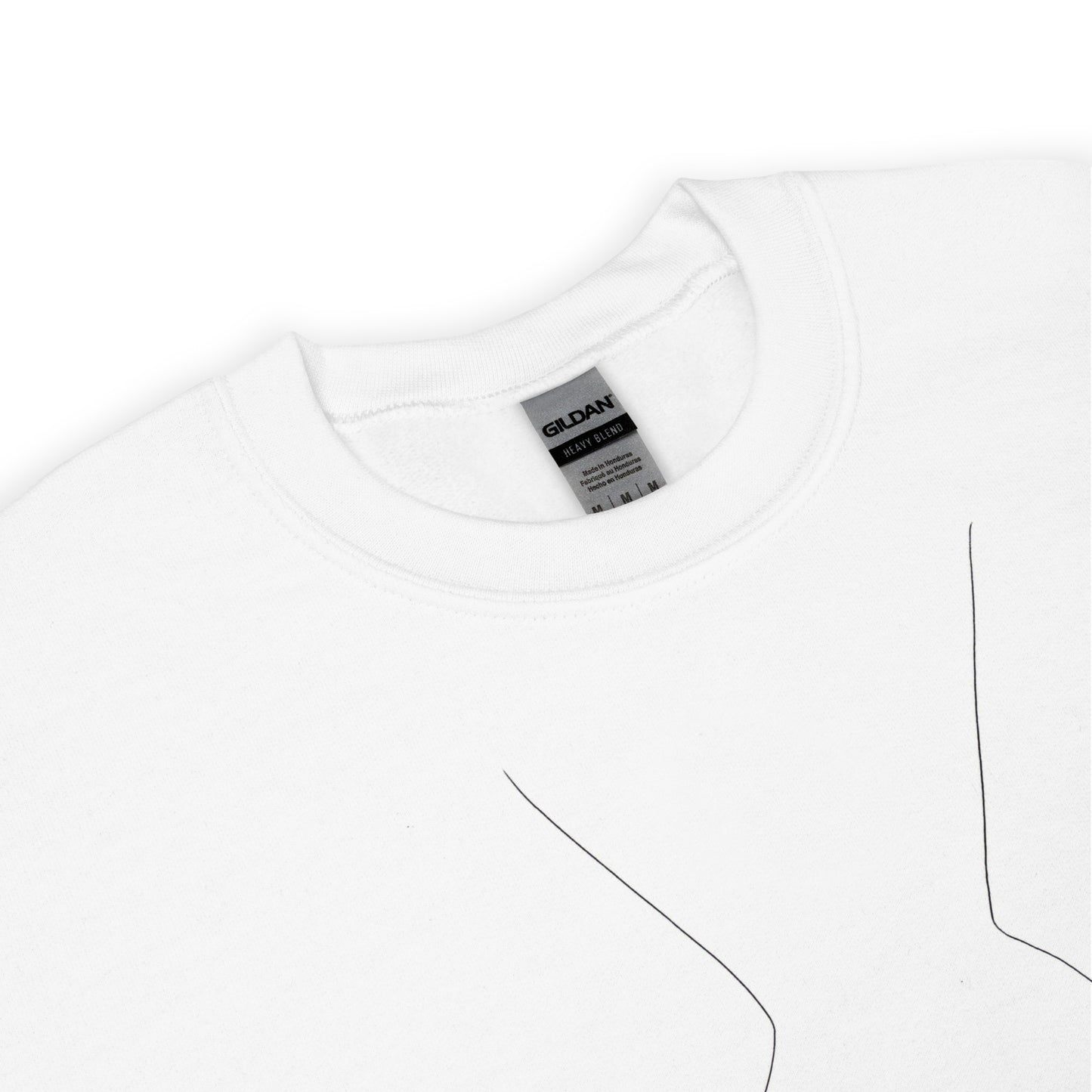 Unisex-Pullover Hand in Wasser