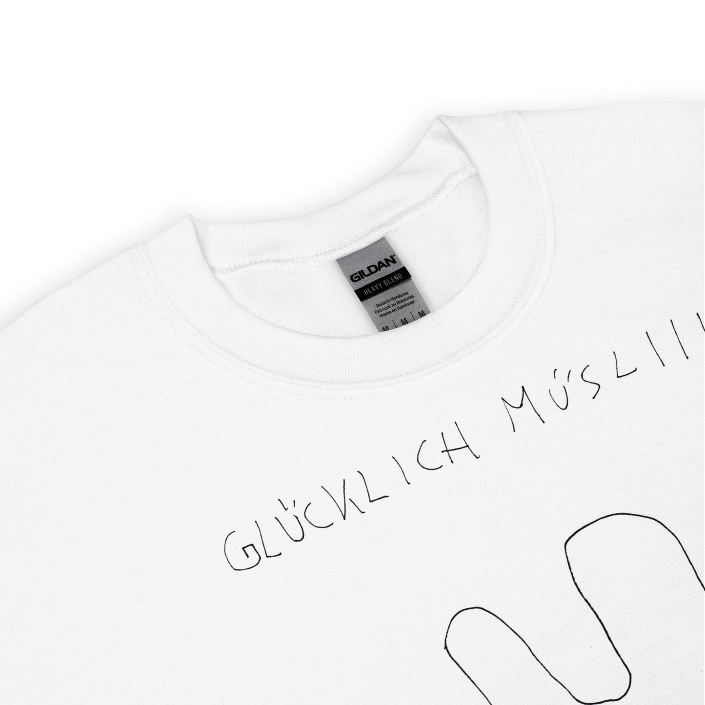 Unisex-Pullover glücklich Müslii