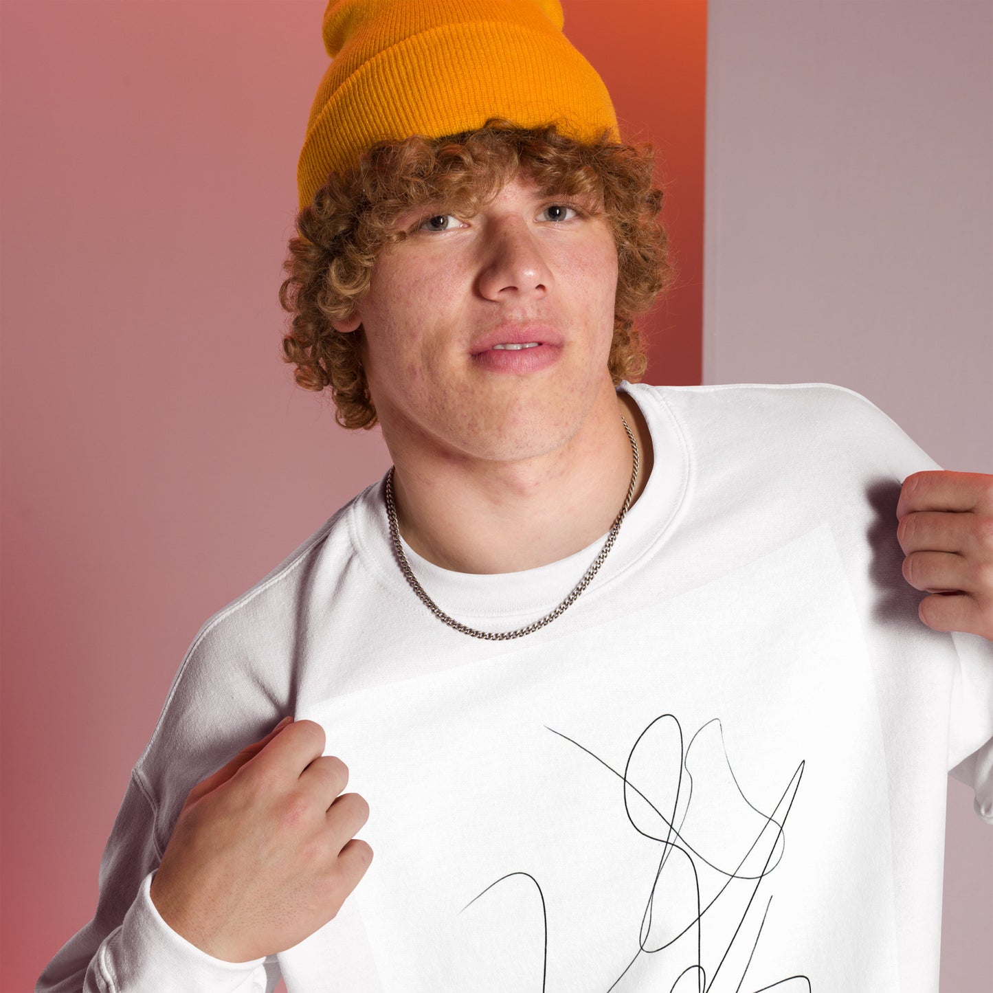 Unisex-Pullover Gefühl