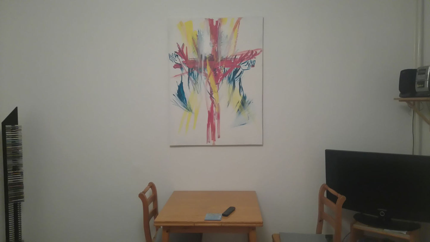 Dreieinigkeit (Trinity) - Vater, Sohn und Heiliger Geist - 120cm x 90cm