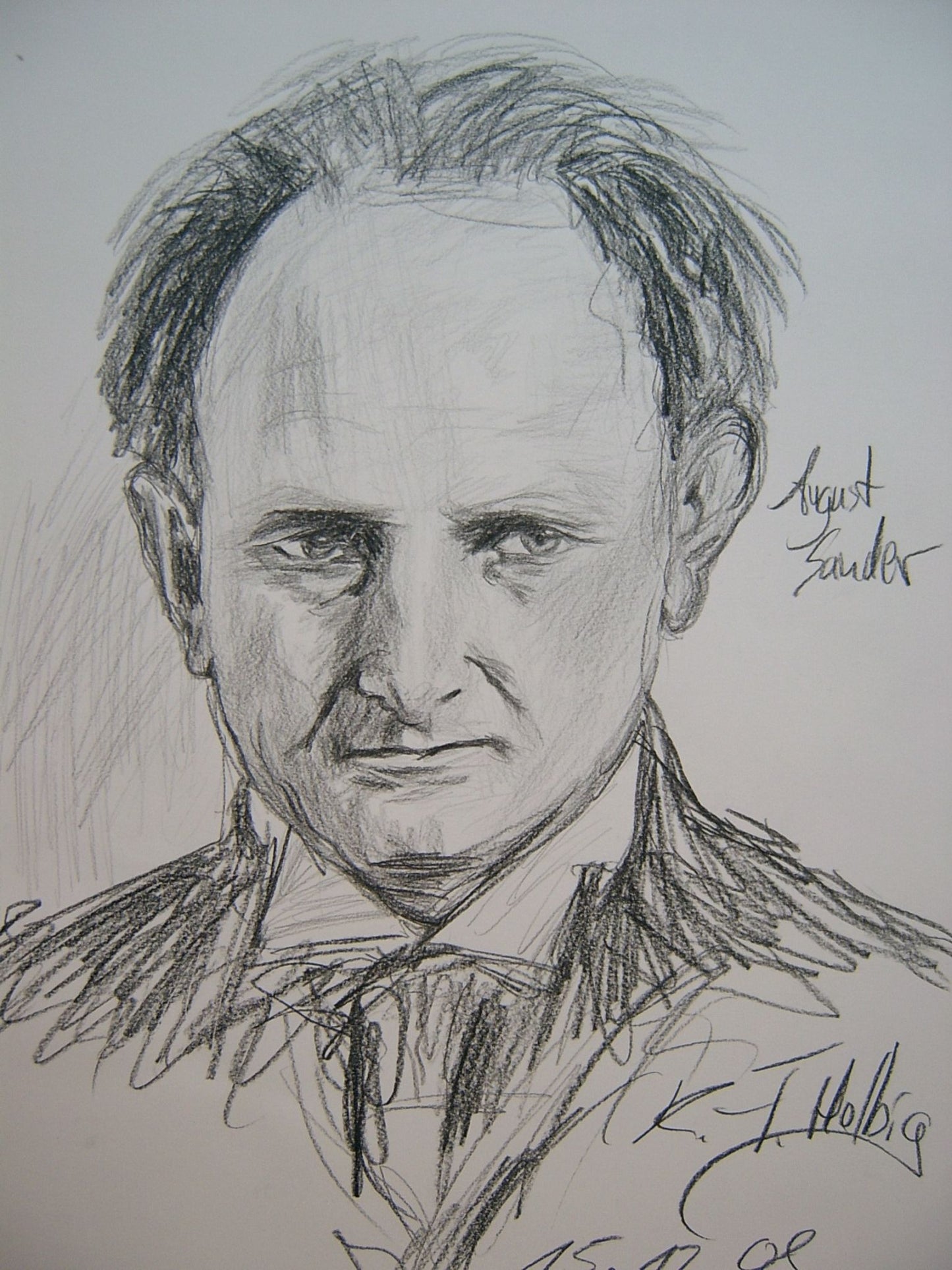 Portrait von August Sander - 42cm x 30cm