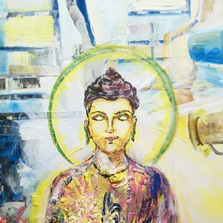 Siddhartha Buddha - 70cm x 48cm