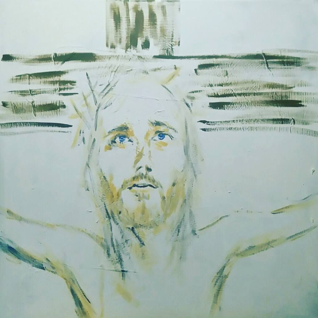 Jesus Christus - 80cm x 80cm