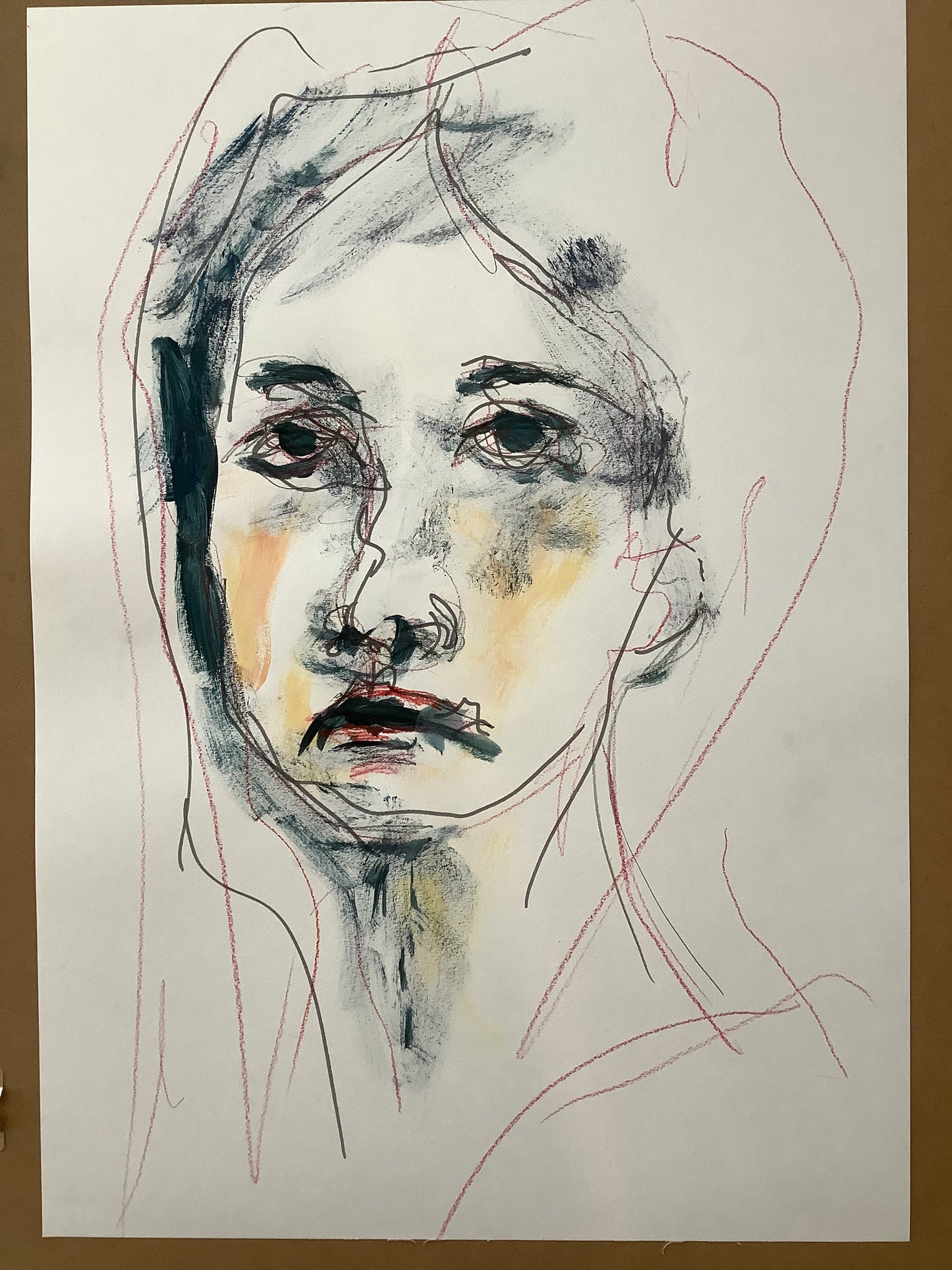 Amable Noir Nr.25 - Portrait - 59cm x 42cm