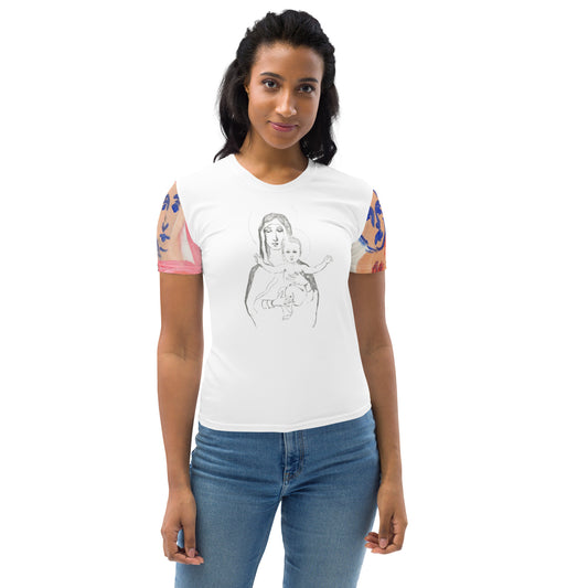 Damen-Allover-T-Shirt