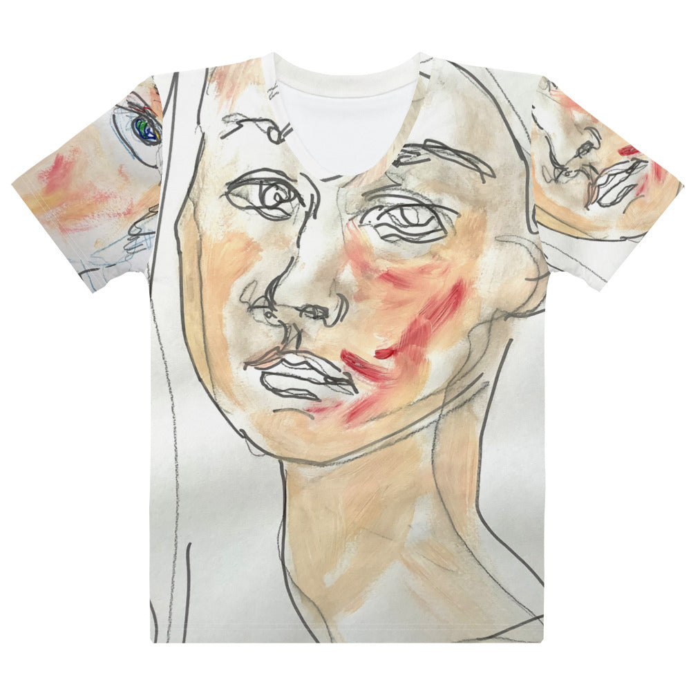 Damen-Allover-T-Shirt