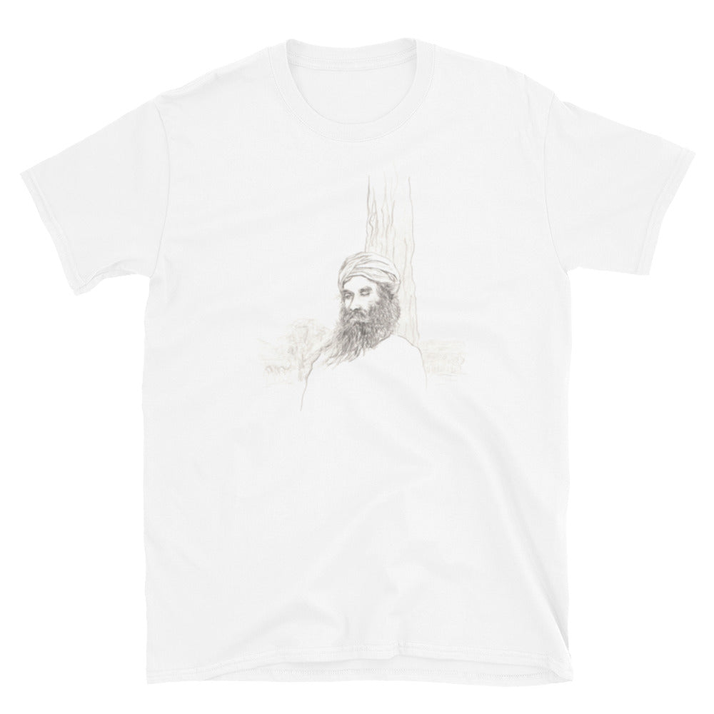 Unisex-T-Shirt Sadhguru unter Baum