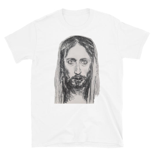 Unisex-T-Shirt Jesus Christus Zeichnung