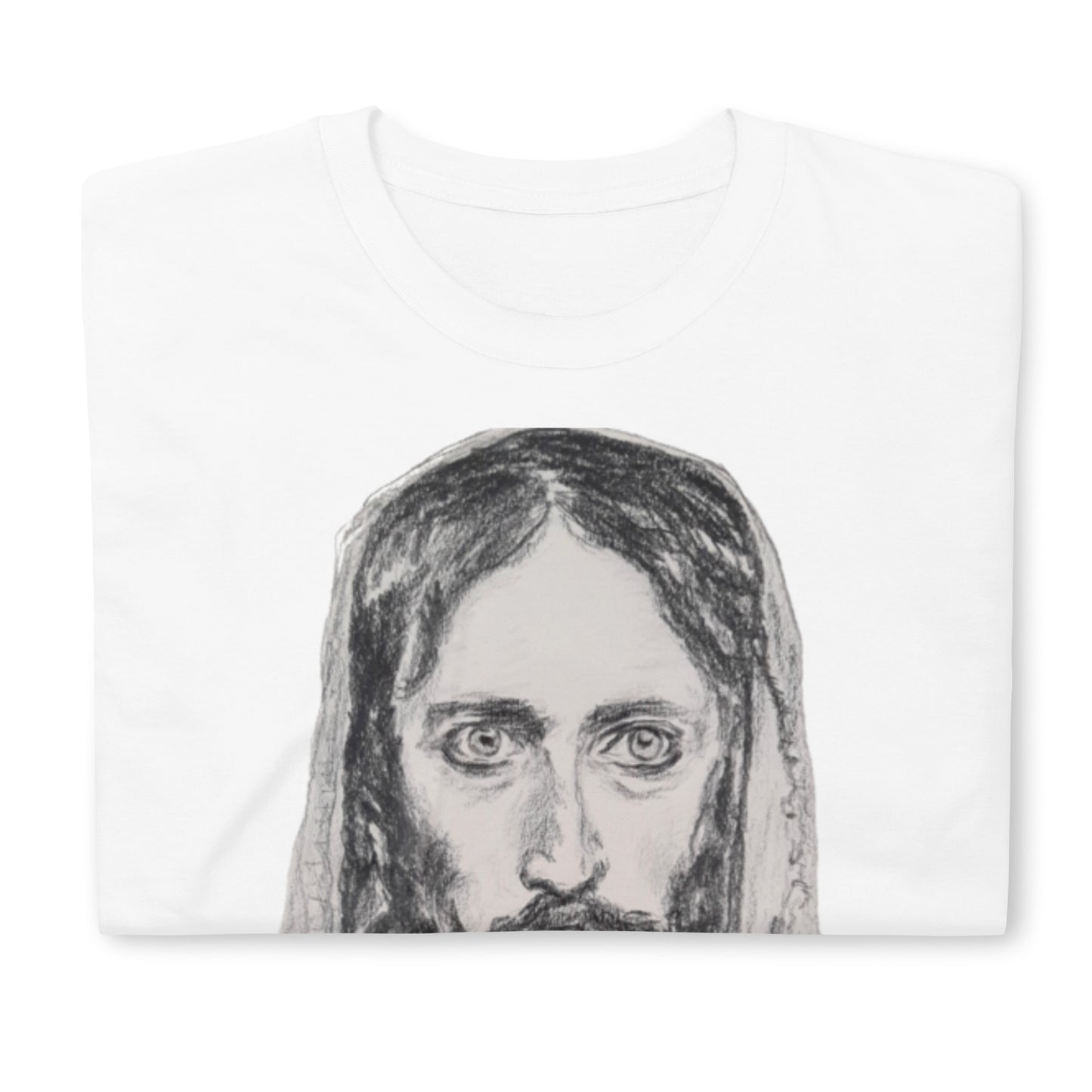 Unisex-T-Shirt Jesus Christus Zeichnung