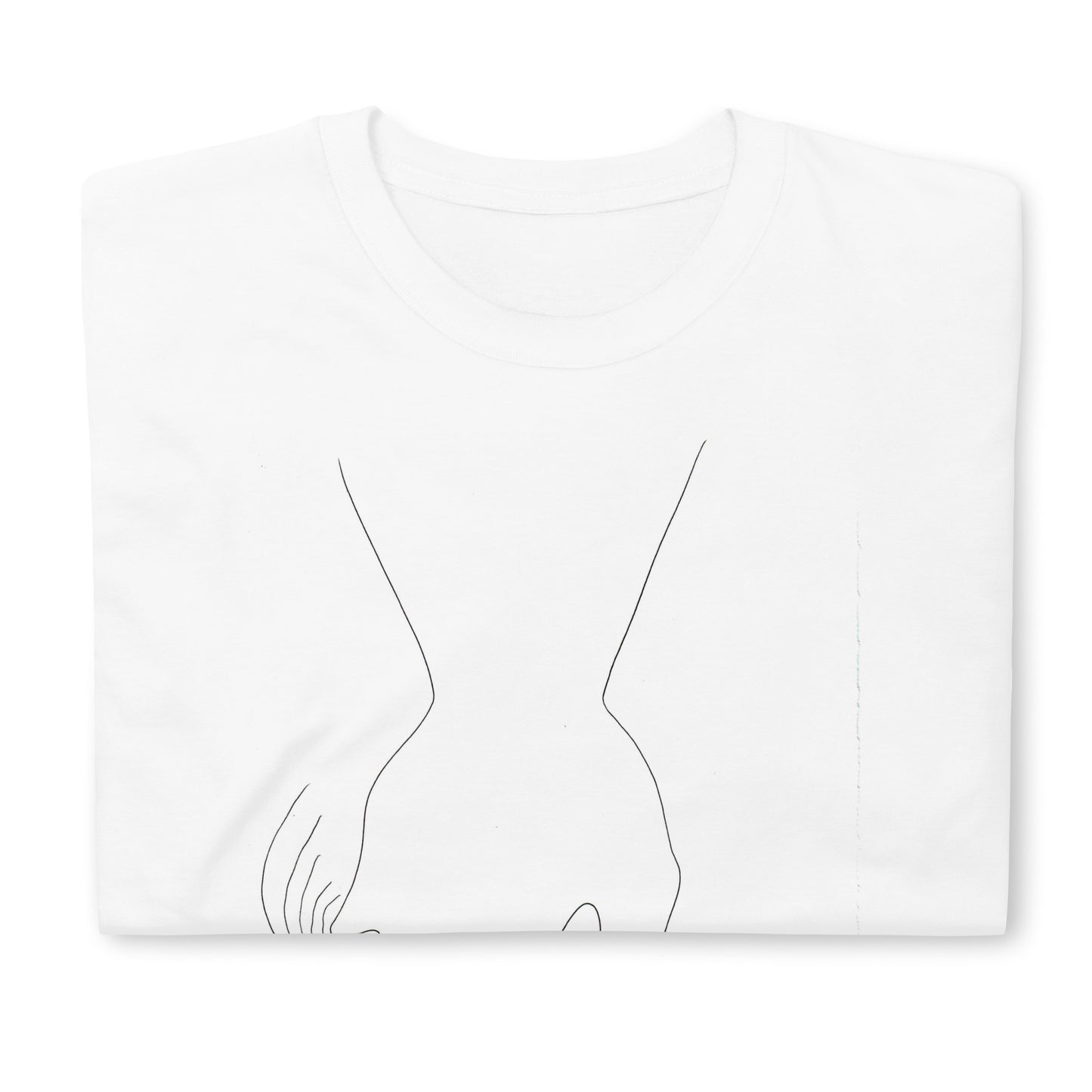 Unisex-T-Shirt Hand und Wasser