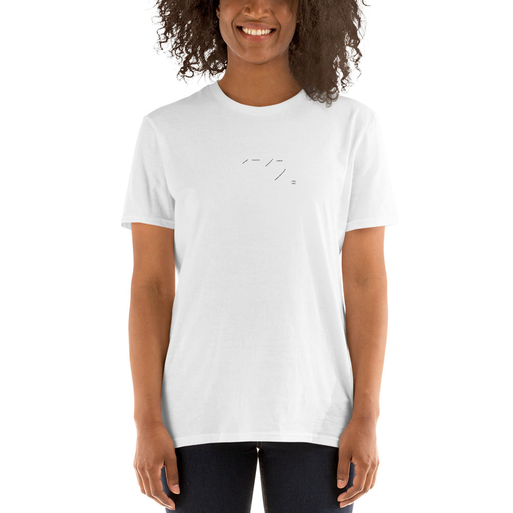 Unisex-T-Shirt Strich, weiterer, ..